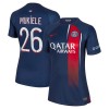 Maglia ufficiale Paris Saint Germain 2023-24 Mukiele 26 Casa per Donna